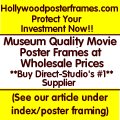 Hollywood Poster Frames