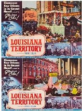 Louisiana Territory 1953 US Lobby Cards