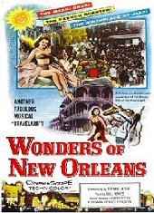 US Wonders of New Orleans 1957 US one sheet
