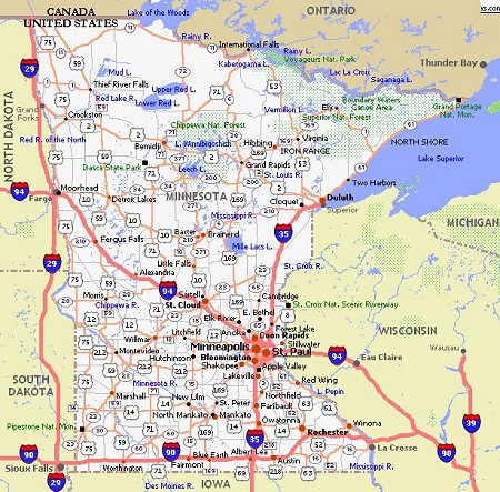 Minnesota Movie Poster Dealers & Travel Map